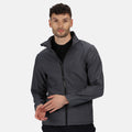 Seal Grey-Black - Back - Regatta Standout Mens Ablaze Printable Soft Shell Jacket