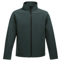 Dark Spruce-Black - Front - Regatta Standout Mens Ablaze Printable Soft Shell Jacket