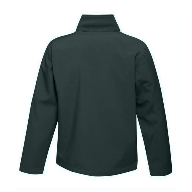 Dark Spruce-Black - Back - Regatta Standout Mens Ablaze Printable Soft Shell Jacket