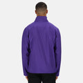 Purple-Black - Side - Regatta Standout Mens Ablaze Printable Soft Shell Jacket