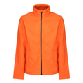 Magma Orange-Black - Front - Regatta Standout Mens Ablaze Printable Soft Shell Jacket