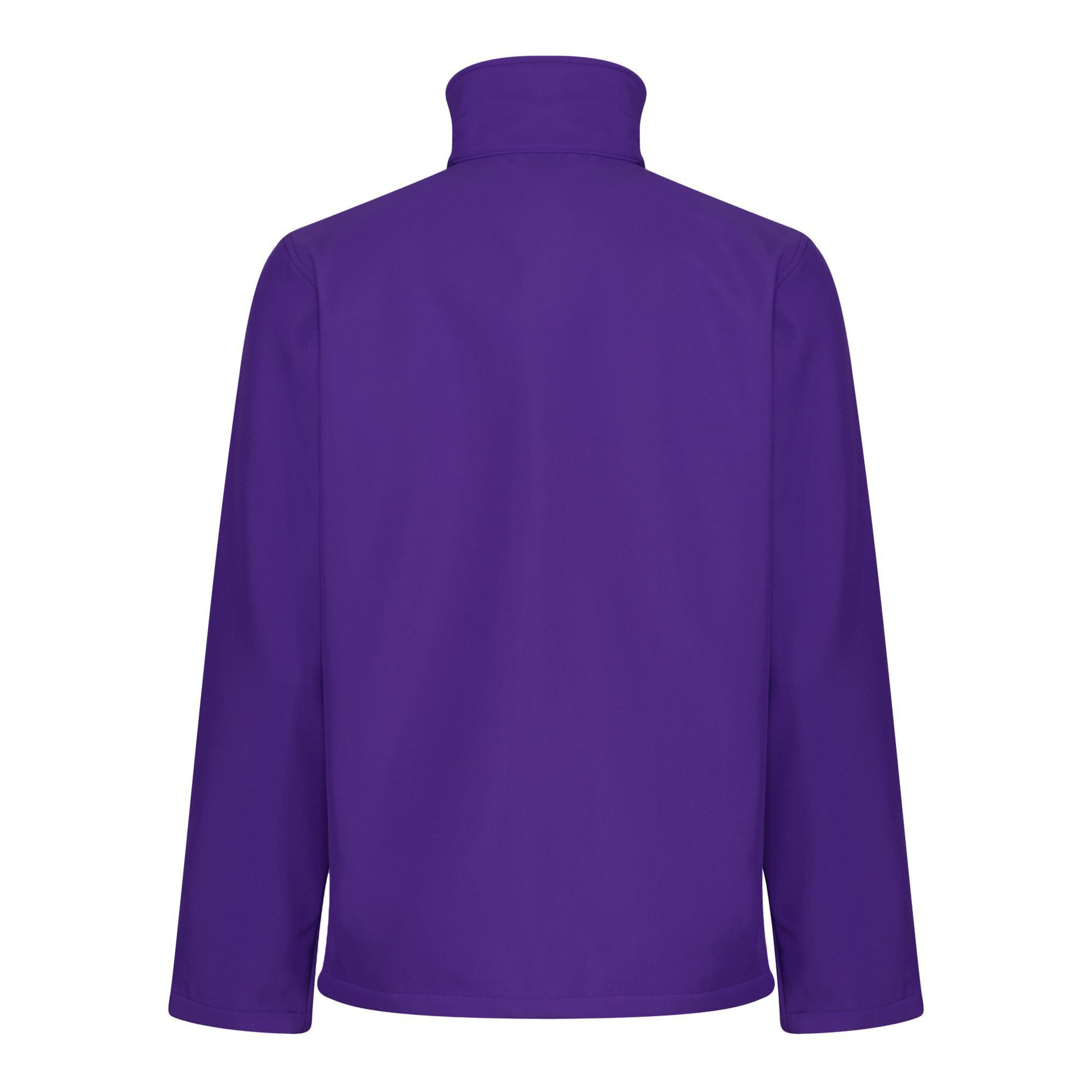 Vibrant Purple-Black - Back - Regatta Standout Mens Ablaze Printable Soft Shell Jacket