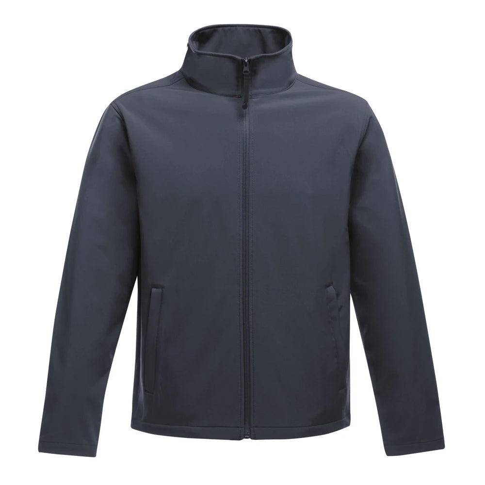 Navy - Front - Regatta Standout Mens Ablaze Printable Soft Shell Jacket