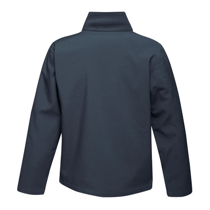 Navy - Back - Regatta Standout Mens Ablaze Printable Soft Shell Jacket