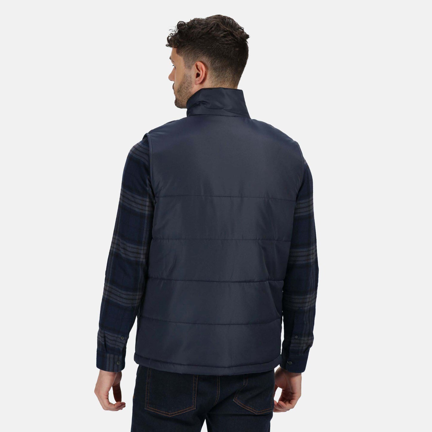 Navy-Black - Side - Regatta Standout Mens Access Insulated Bodywarmer