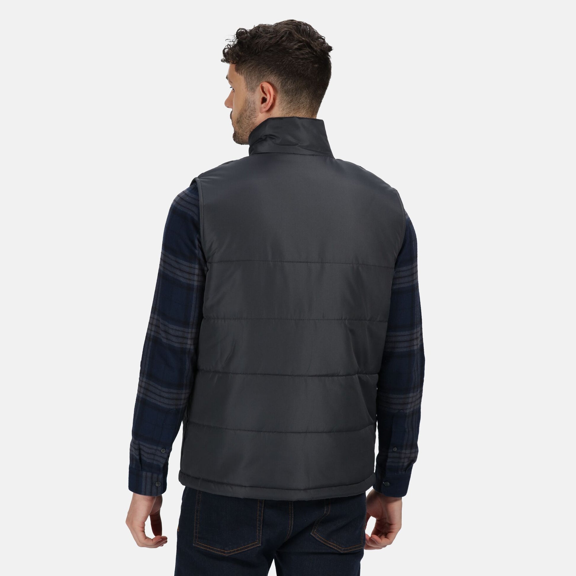 Seal Grey-Black - Side - Regatta Standout Mens Access Insulated Bodywarmer