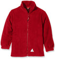 Red - Front - Result Kids Micron Fleece Jacket