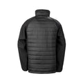 Black-Black - Back - Result Mens Black Compass Padded Soft Shell Jacket