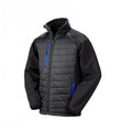 Black-Royal Blue - Front - Result Mens Black Compass Padded Soft Shell Jacket