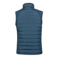Navy-Yellow - Back - Result Mens Black Compass Padded Soft Shell Gilet
