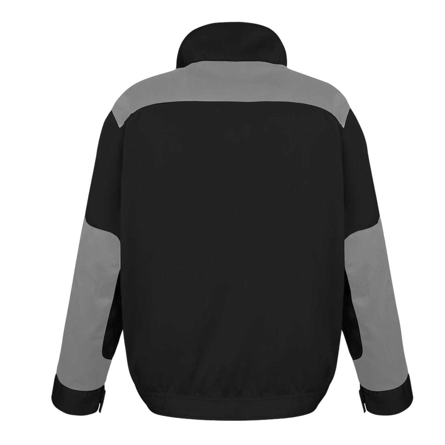 Black-Grey - Back - Result Work-Guard Mens Lite Jacket