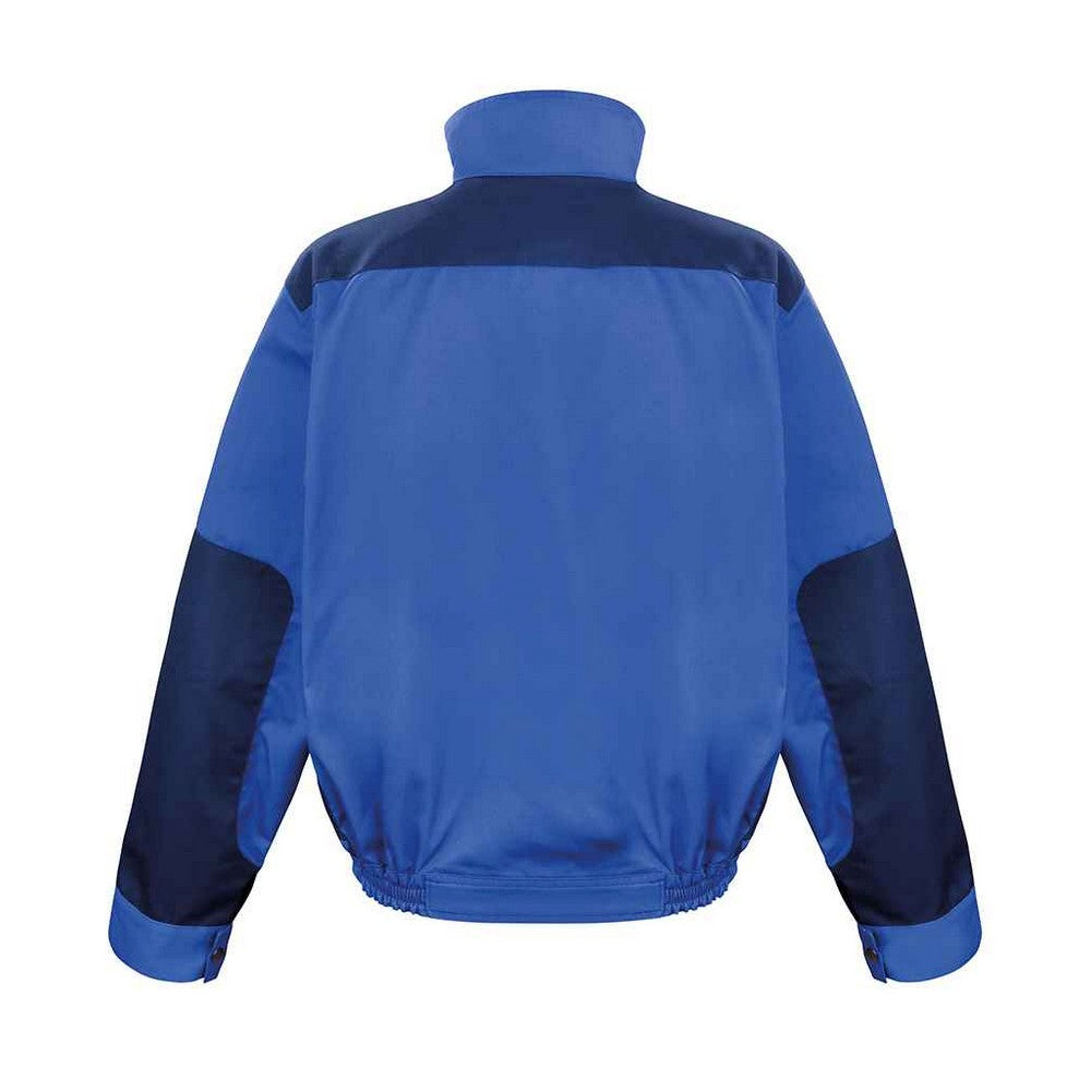 Royal Blue-Navy - Back - Result Work-Guard Mens Lite Jacket