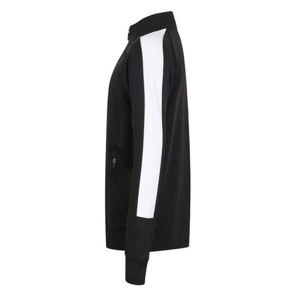 Black-White - Lifestyle - Finden And Hales Kids Knitted Tracksuit Top