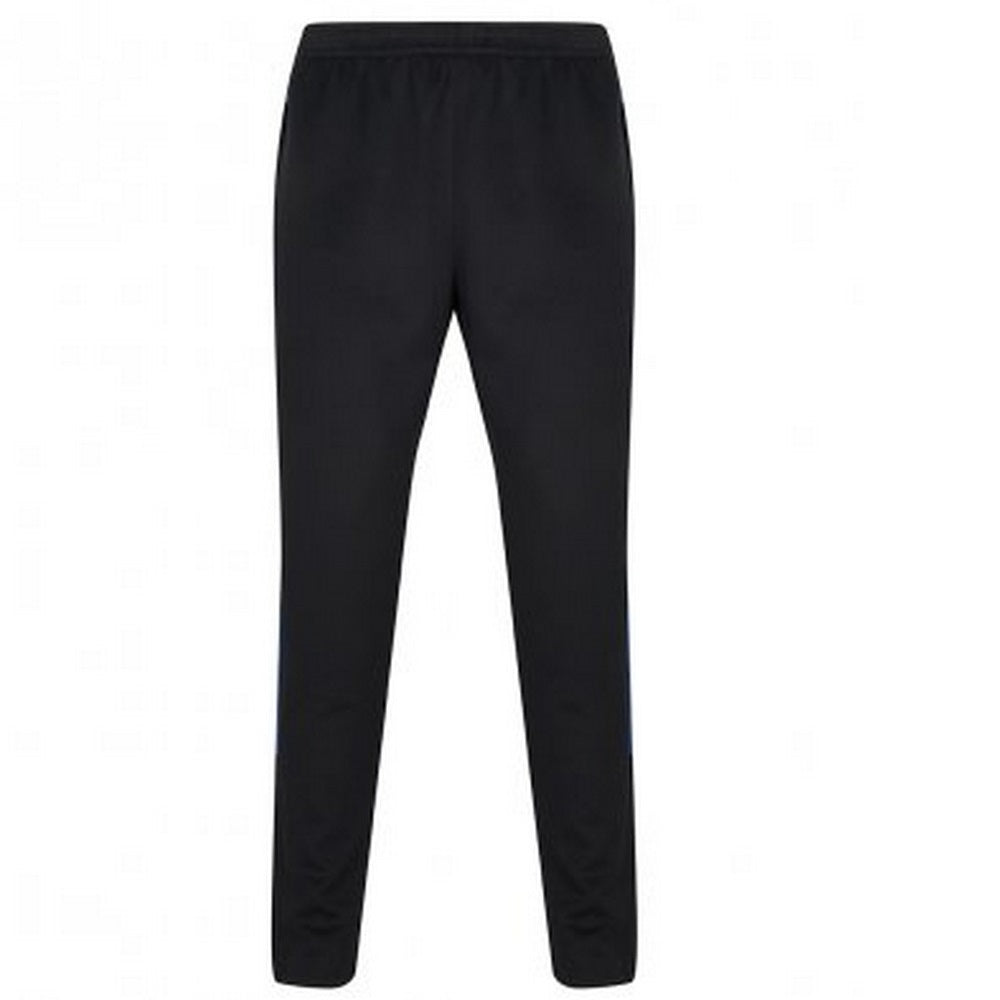 Navy-Royal - Front - Finden and Hales Mens Knitted Tracksuit Pants