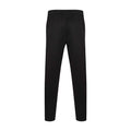 Black-White - Back - Finden and Hales Mens Knitted Tracksuit Pants