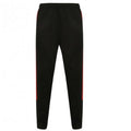 Black-Red - Front - Finden and Hales Mens Knitted Tracksuit Pants