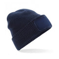 French Navy - Front - Beechfield Adults Thinsulate Printers Beanie