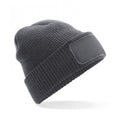 Graphite Grey - Front - Beechfield Adults Thinsulate Printers Beanie
