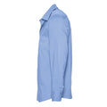 Bright Sky - Side - SOLS Mens Brighton Long Sleeve Fitted Work Shirt