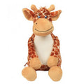 Brown - Front - Mumbles Zippie Giraffe Soft Toy