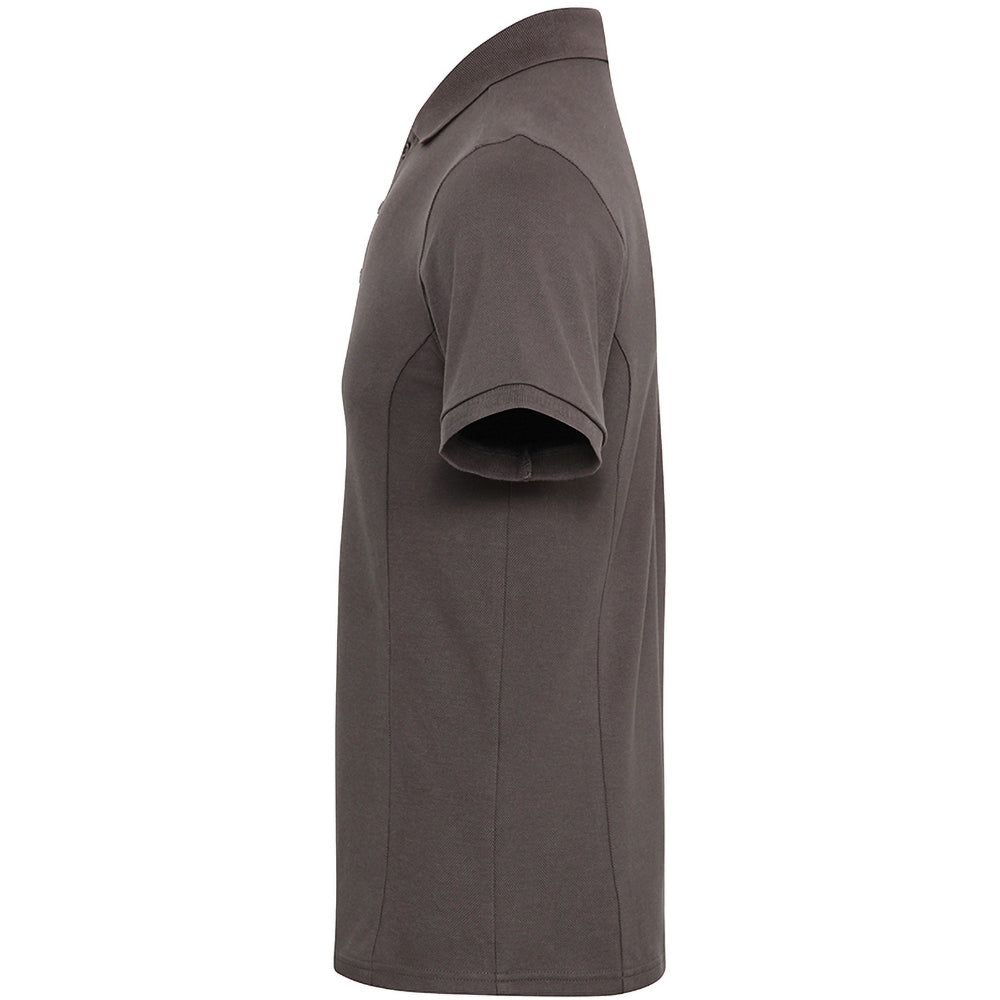 Dark Grey - Side - Premier Mens Coolchecker Plus Piqu Polo Shirt