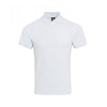 White - Front - Premier Mens Coolchecker Plus Piqu Polo Shirt
