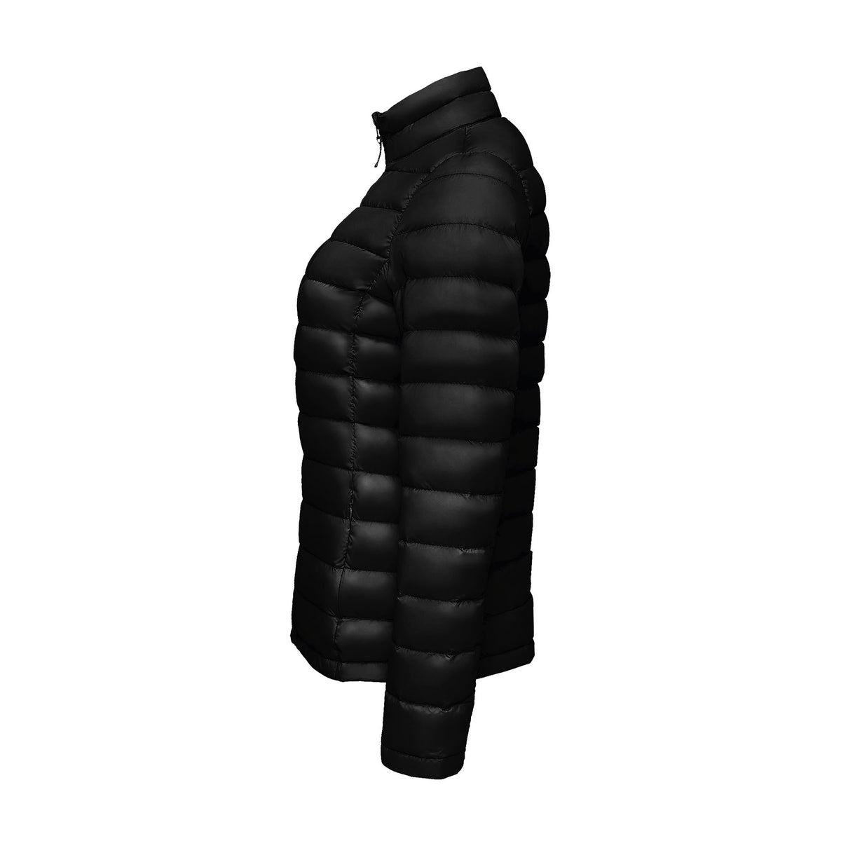 Black - Side - SOLS Womens-Ladies Wilson Lightweight Padded Jacket