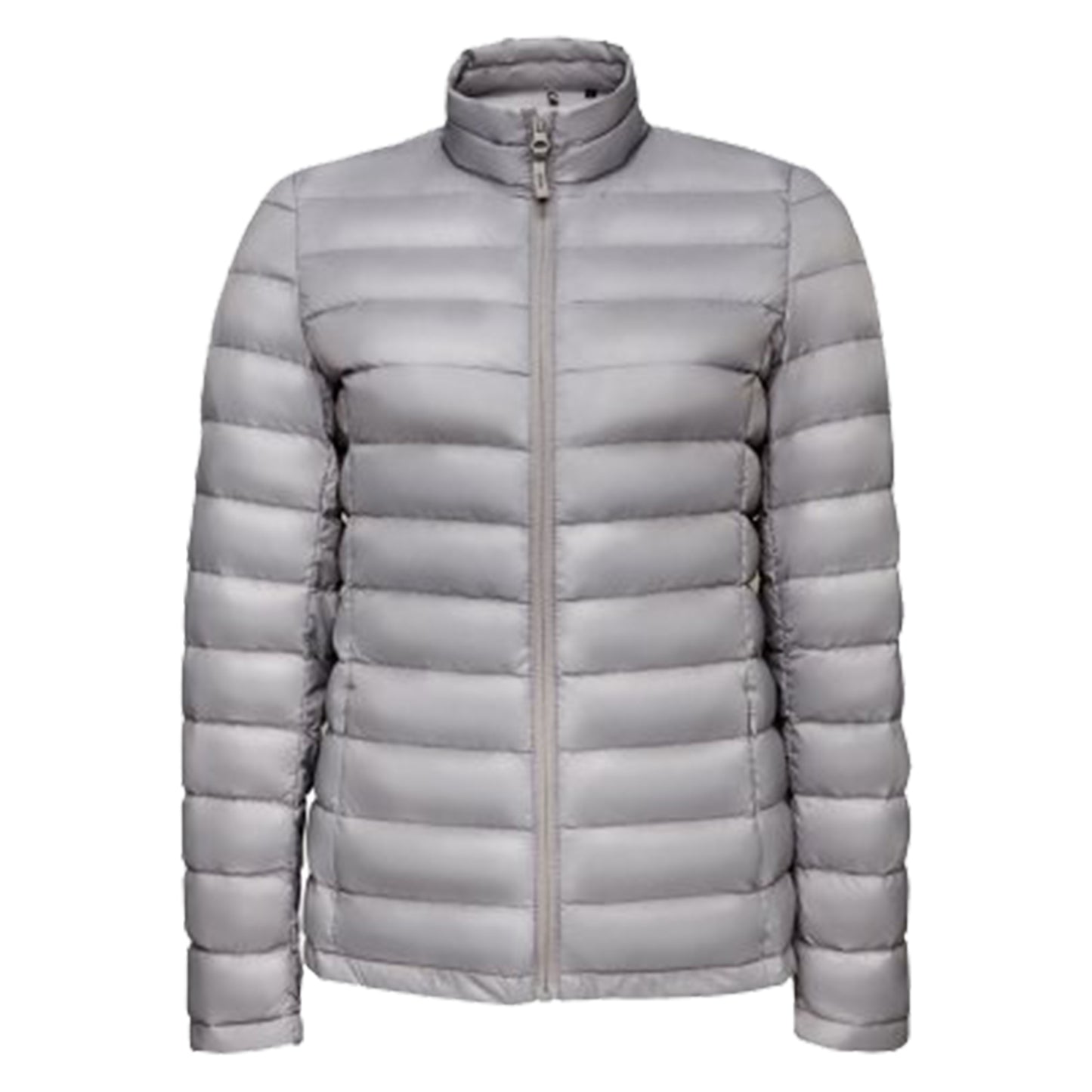Metal Grey - Front - SOLS Womens-Ladies Wilson Lightweight Padded Jacket