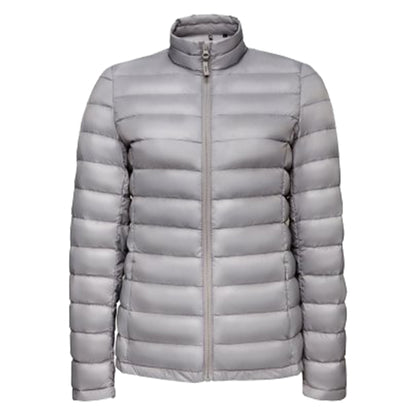 Metal Grey - Front - SOLS Womens-Ladies Wilson Lightweight Padded Jacket
