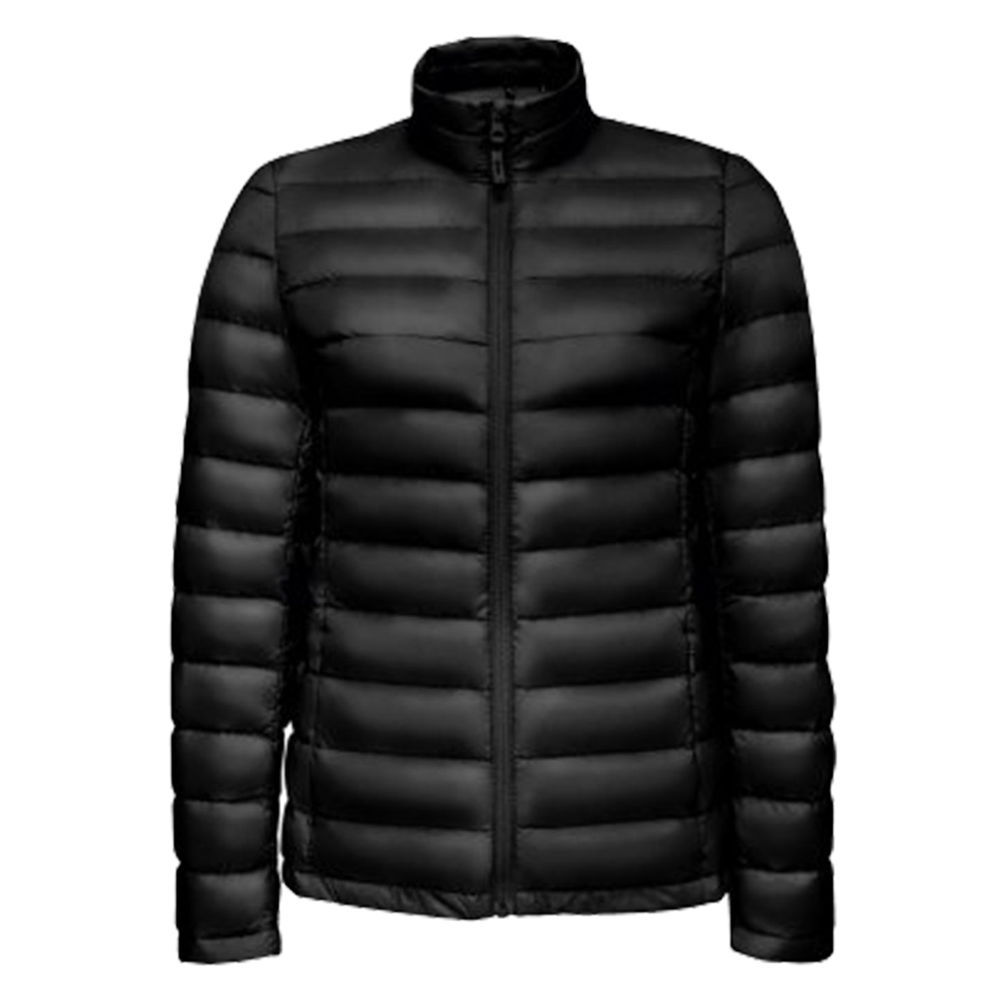 Black - Front - SOLS Womens-Ladies Wilson Lightweight Padded Jacket