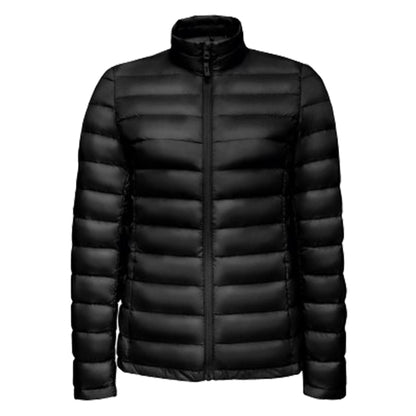 Black - Front - SOLS Womens-Ladies Wilson Lightweight Padded Jacket
