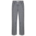 White-Multi Check - Front - SF Mens Tartan Lounge Pants