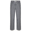 White-Multi Check - Front - SF Mens Tartan Lounge Pants