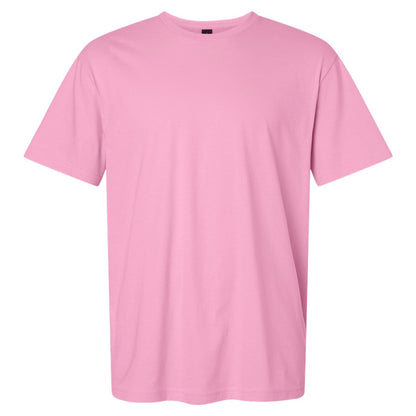 Fan Candy Pink - Front - Gildan Mens SoftStyle Ringspun T-Shirt