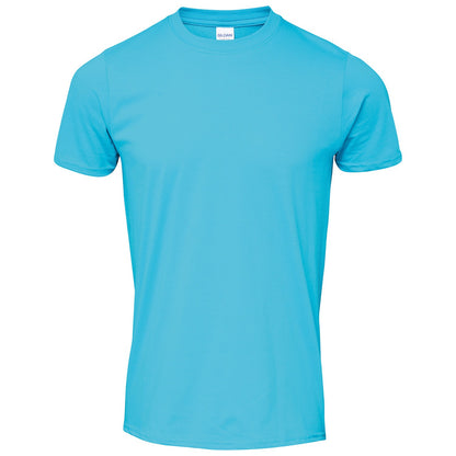 Maroon - Front - Gildan Mens SoftStyle Ringspun T-Shirt