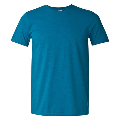 Antique Sapphire - Front - Gildan Mens SoftStyle Ringspun T-Shirt