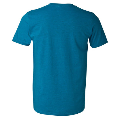 Antique Sapphire - Back - Gildan Mens SoftStyle Ringspun T-Shirt