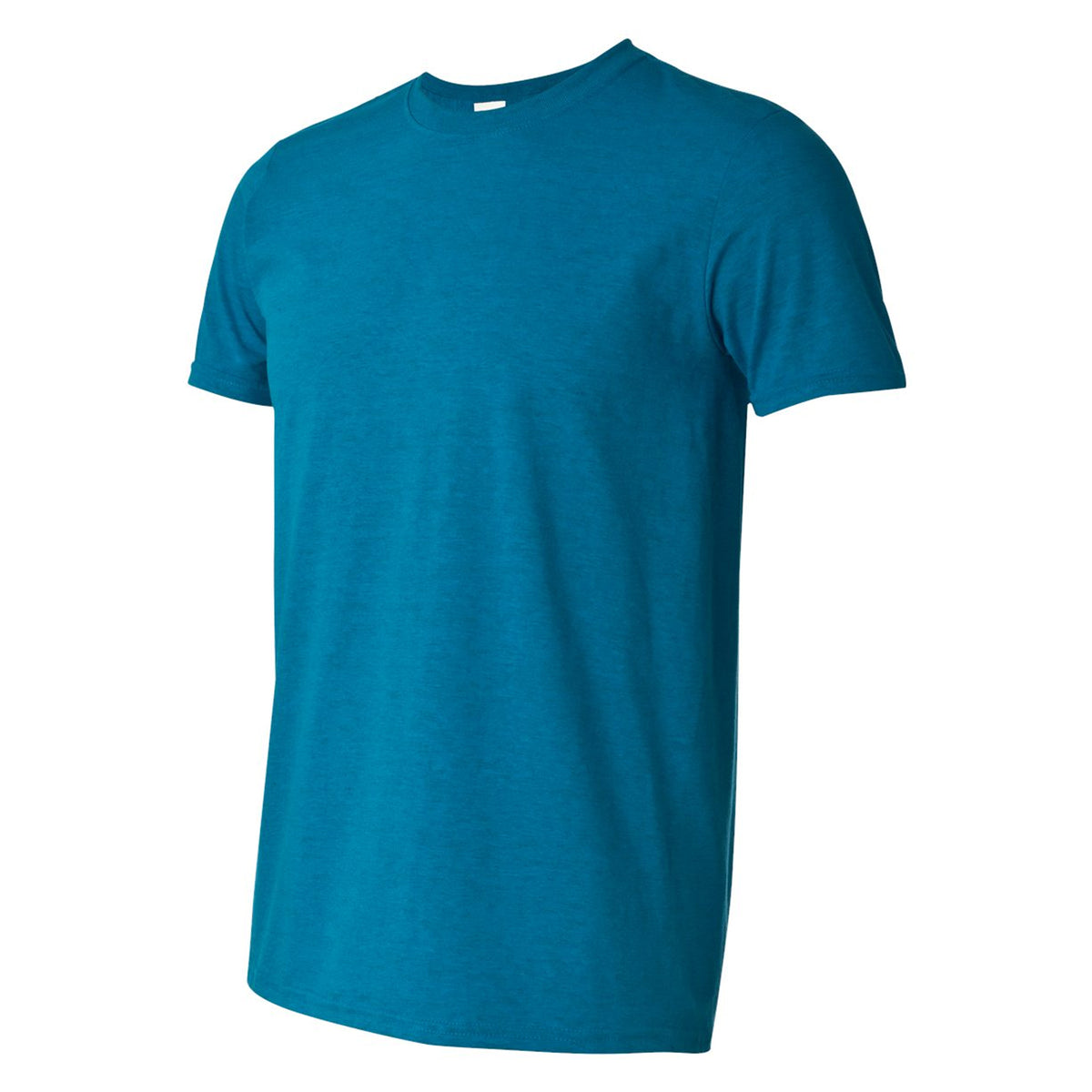 Antique Sapphire - Side - Gildan Mens SoftStyle Ringspun T-Shirt