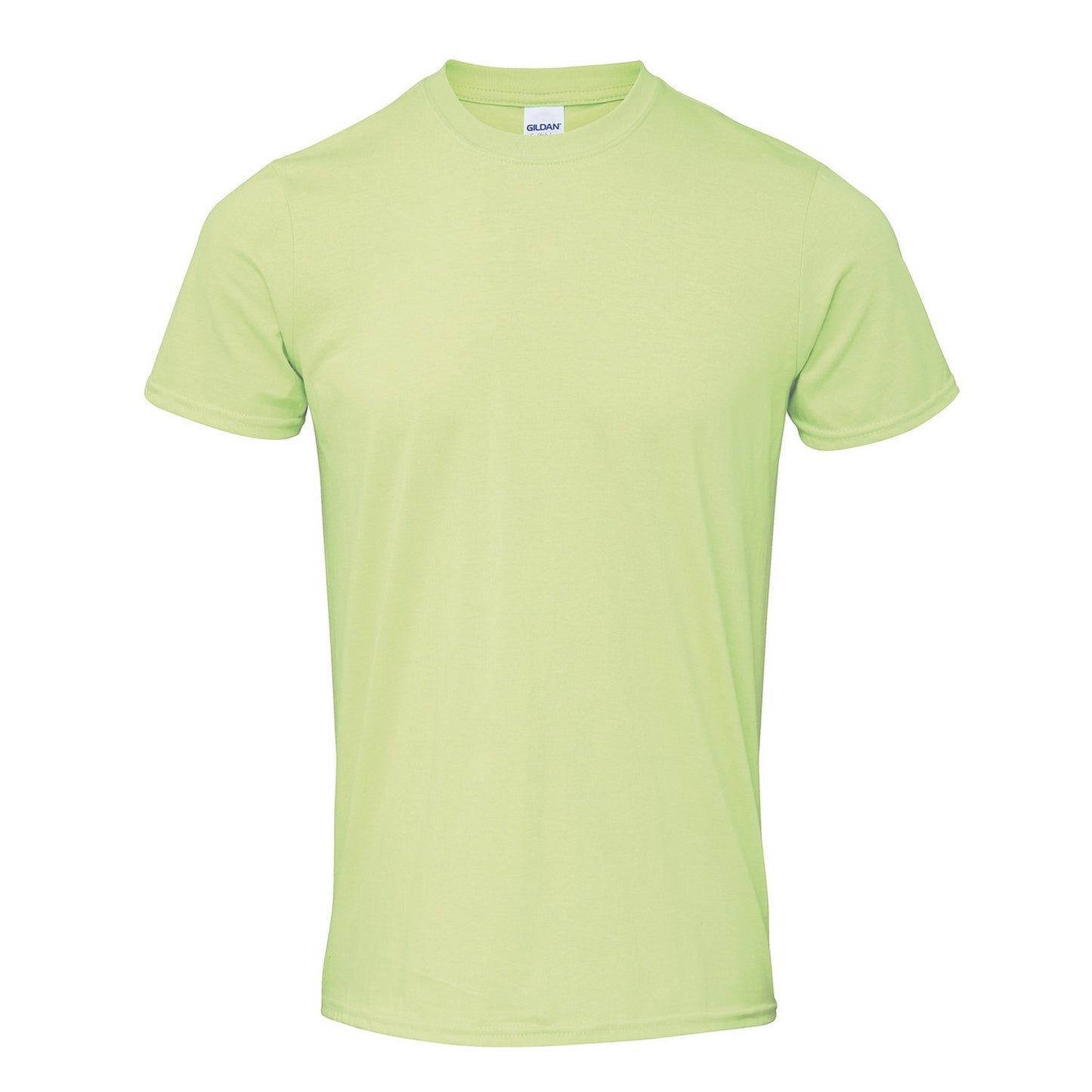 Pistachio - Front - Gildan Mens SoftStyle Ringspun T-Shirt