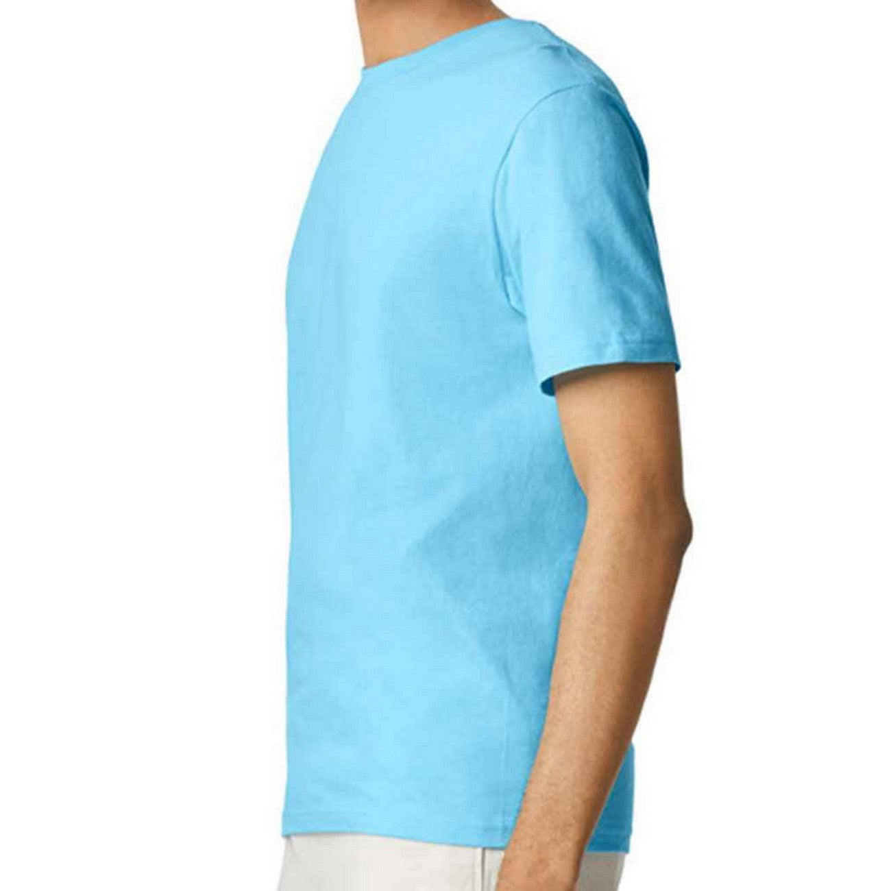 Pistachio - Front - Gildan Mens SoftStyle Ringspun T-Shirt