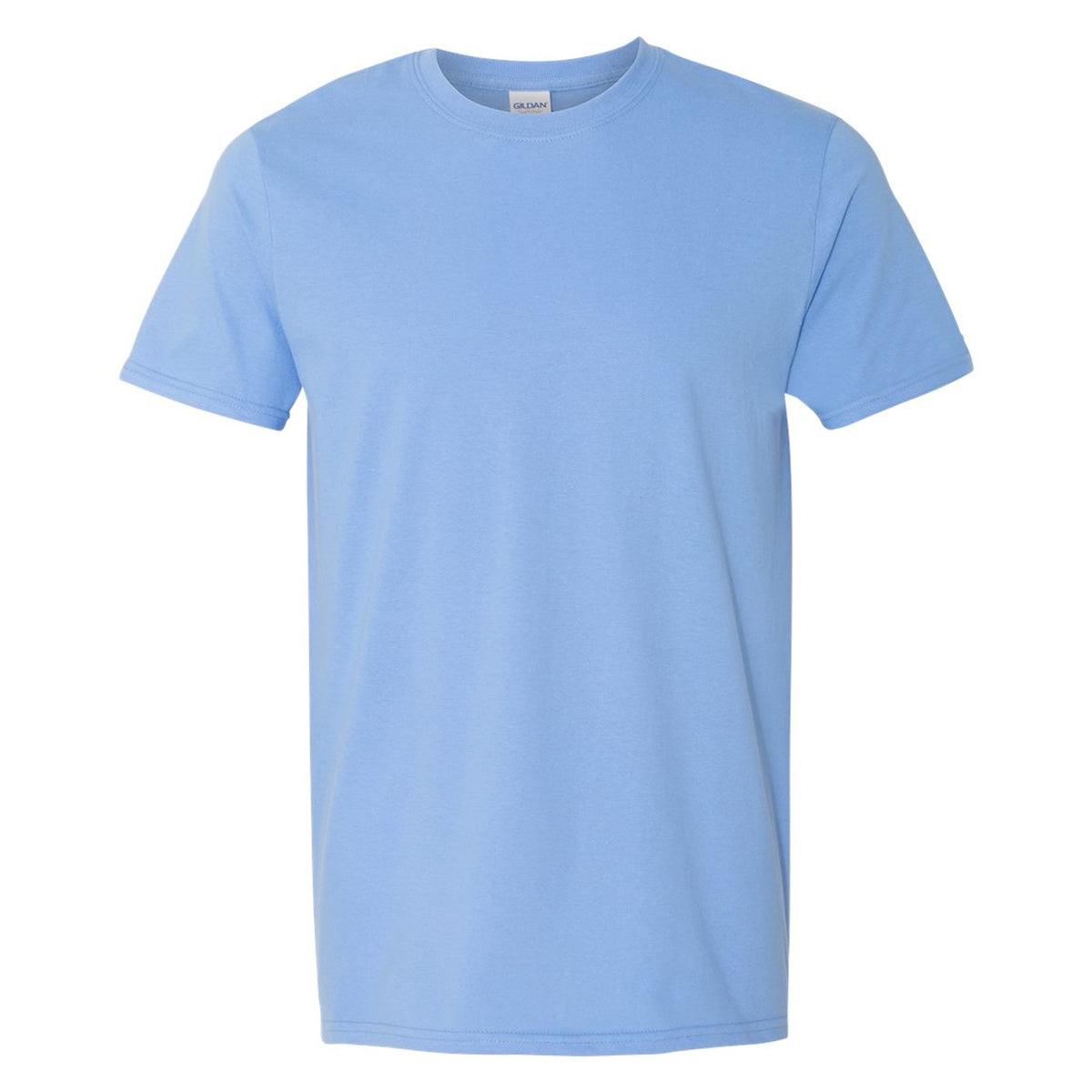 Carolina Blue - Front - Gildan Mens SoftStyle Ringspun T-Shirt