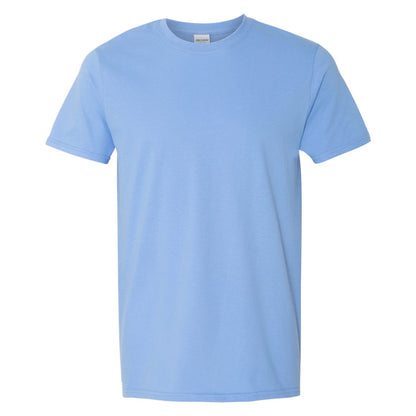 Carolina Blue - Front - Gildan Mens SoftStyle Ringspun T-Shirt