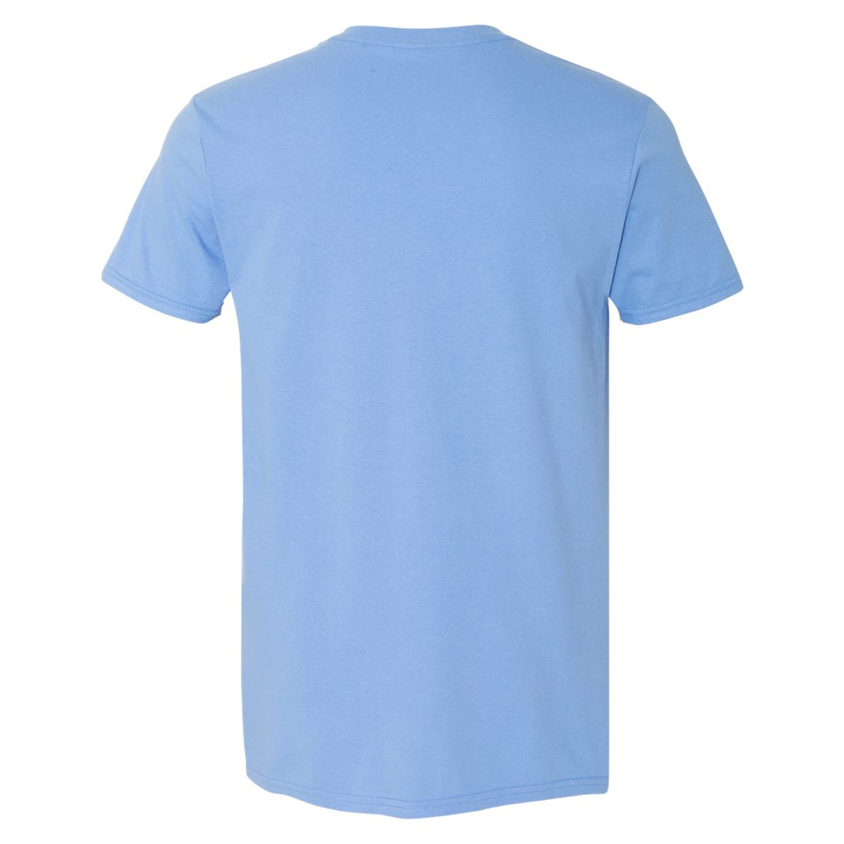 Carolina Blue - Back - Gildan Mens SoftStyle Ringspun T-Shirt