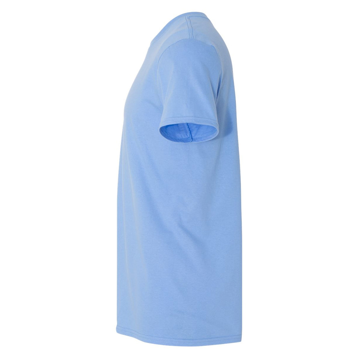 Carolina Blue - Side - Gildan Mens SoftStyle Ringspun T-Shirt