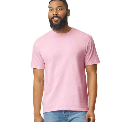 Tropical Blue - Front - Gildan Mens SoftStyle Ringspun T-Shirt