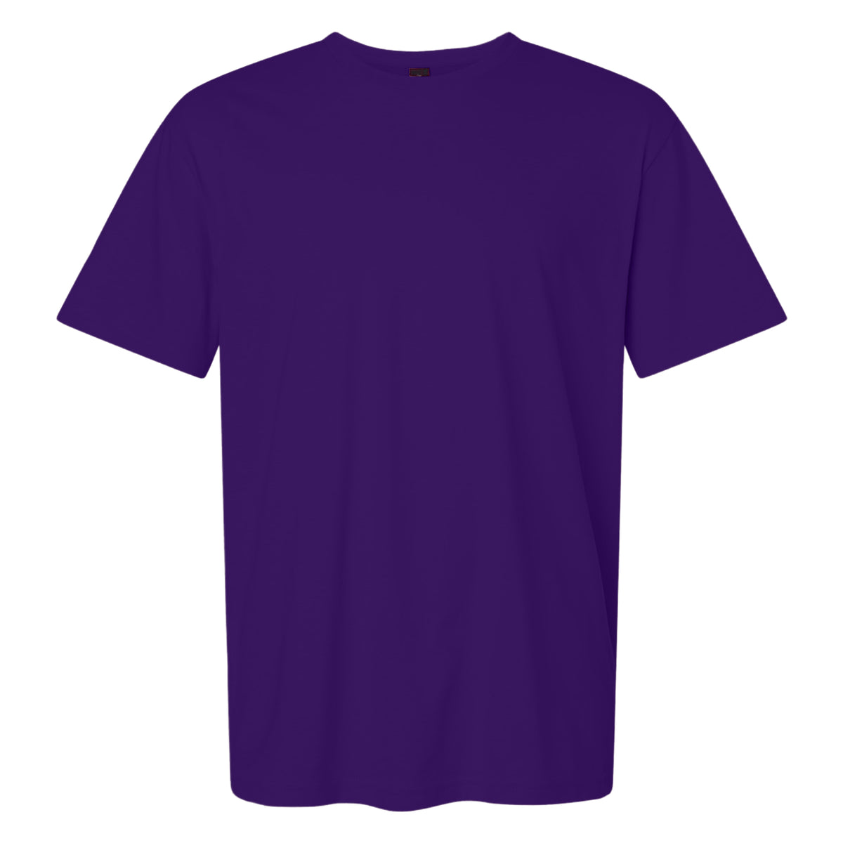 Fan Dark Purple - Front - Gildan Mens SoftStyle Ringspun T-Shirt