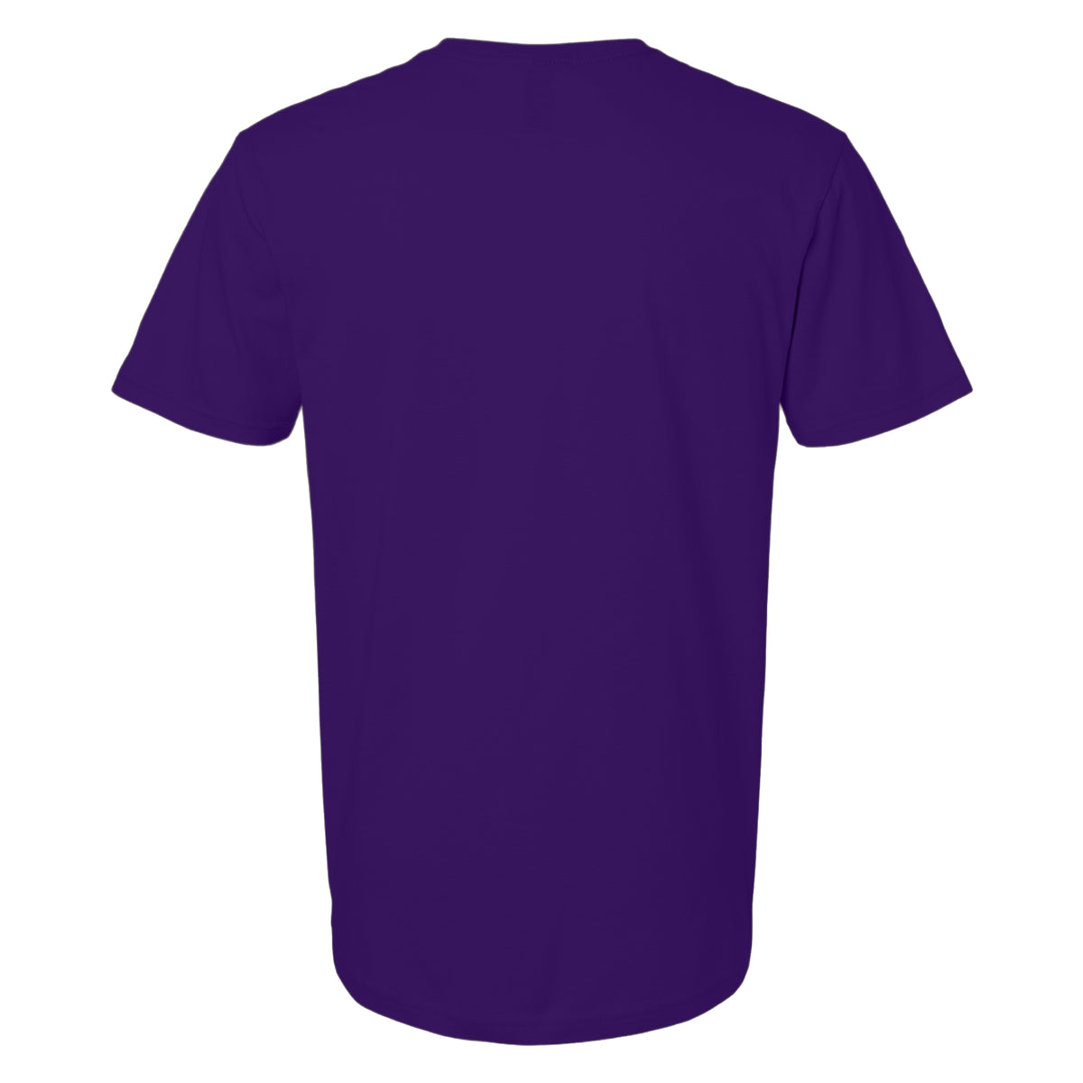 Fan Dark Purple - Back - Gildan Mens SoftStyle Ringspun T-Shirt