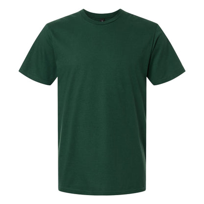 Forest Green - Front - Gildan Mens SoftStyle Ringspun T-Shirt