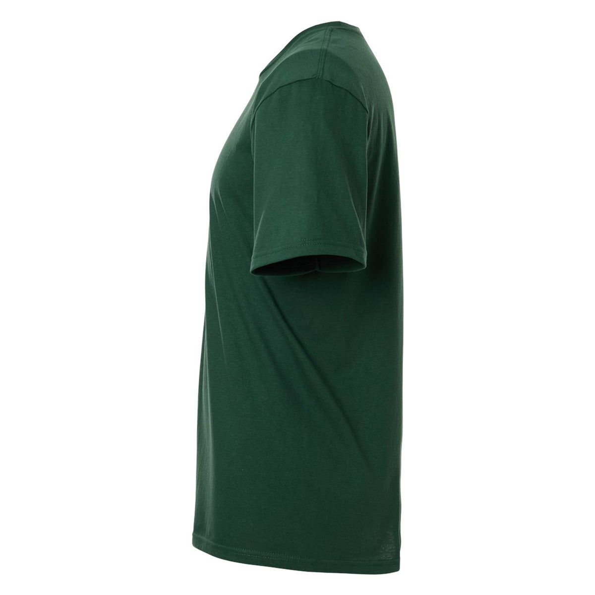 Forest Green - Side - Gildan Mens SoftStyle Ringspun T-Shirt