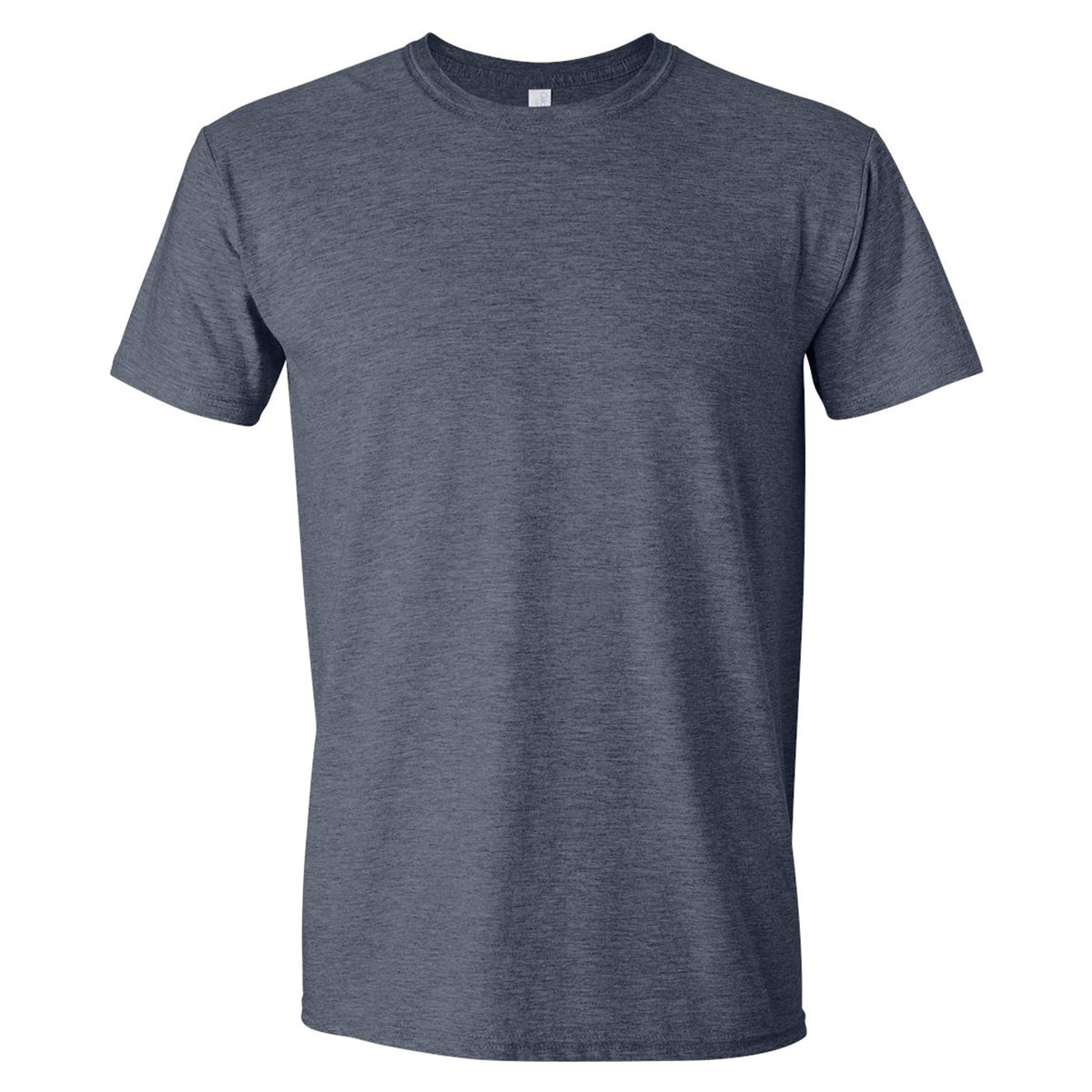 Heather Navy - Front - Gildan Mens SoftStyle Ringspun T-Shirt